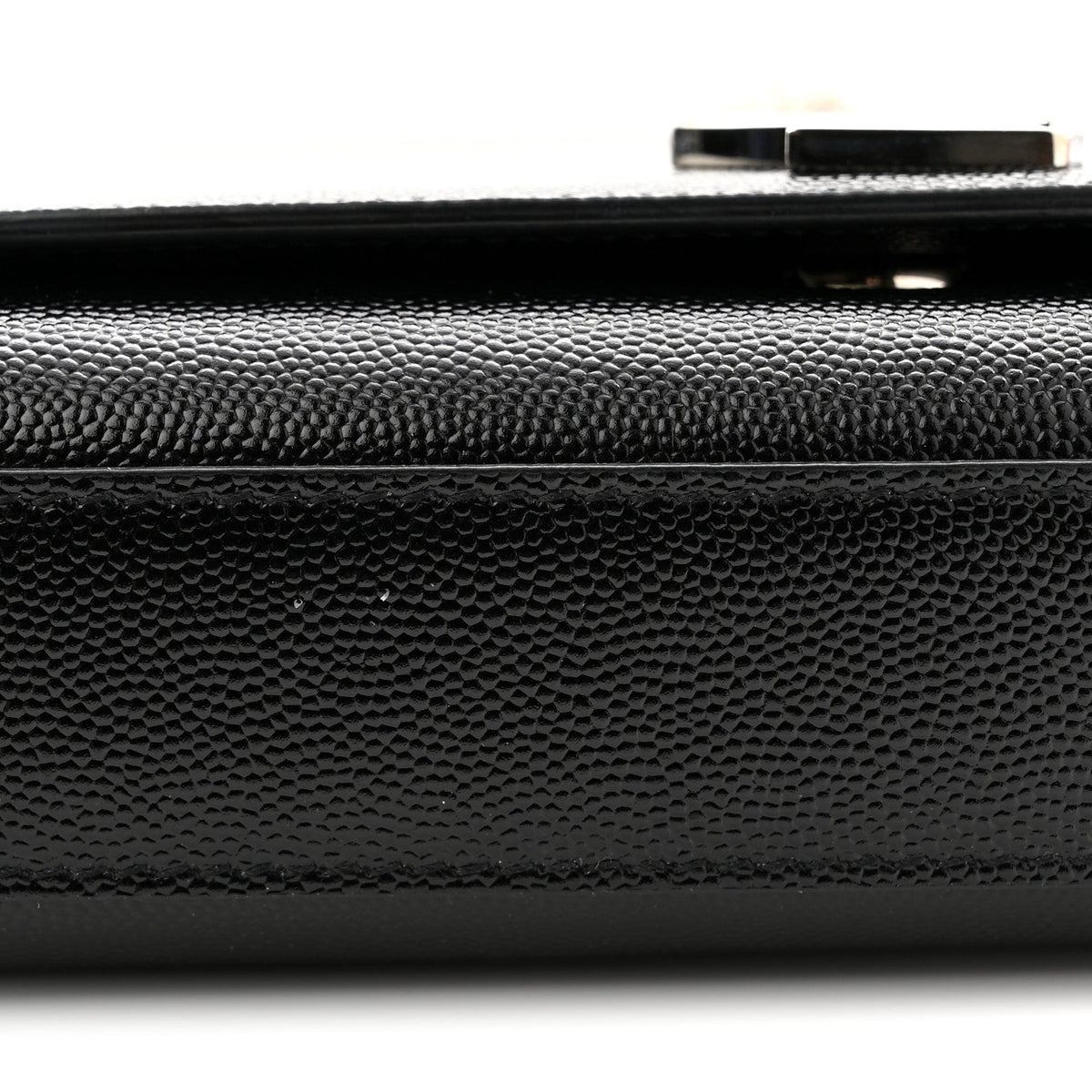 Grain De Poudre Medium Classic Monogram Kate Satchel Black