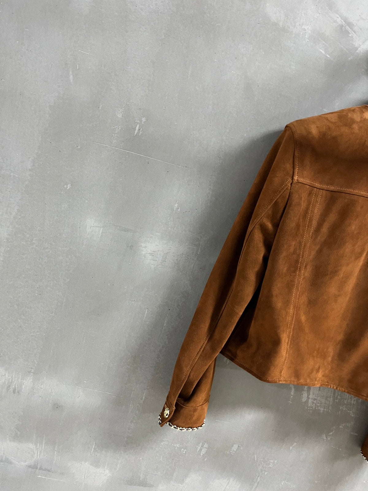 CC 25 Chain Jacket Blend Tan Cashmere