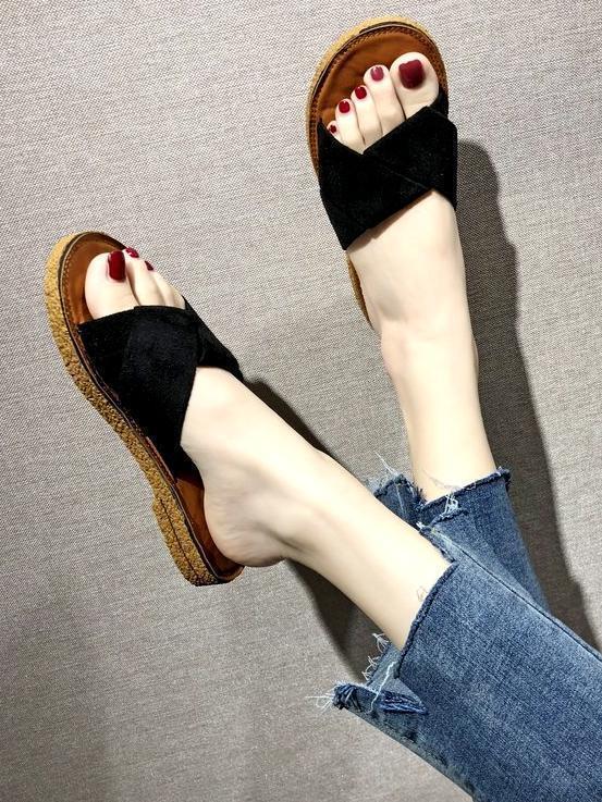 Ins Beach Flat Shoes Sandals And Slippers