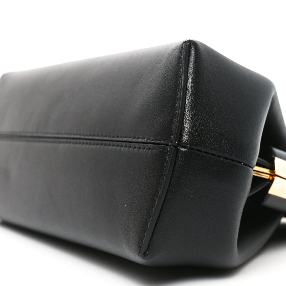 Shiny Nappa Small Fendi First Black