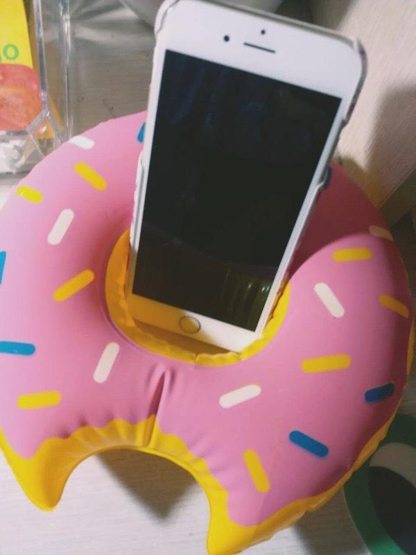Donuts Inflatable Floating Drink Holder Swimming Toy