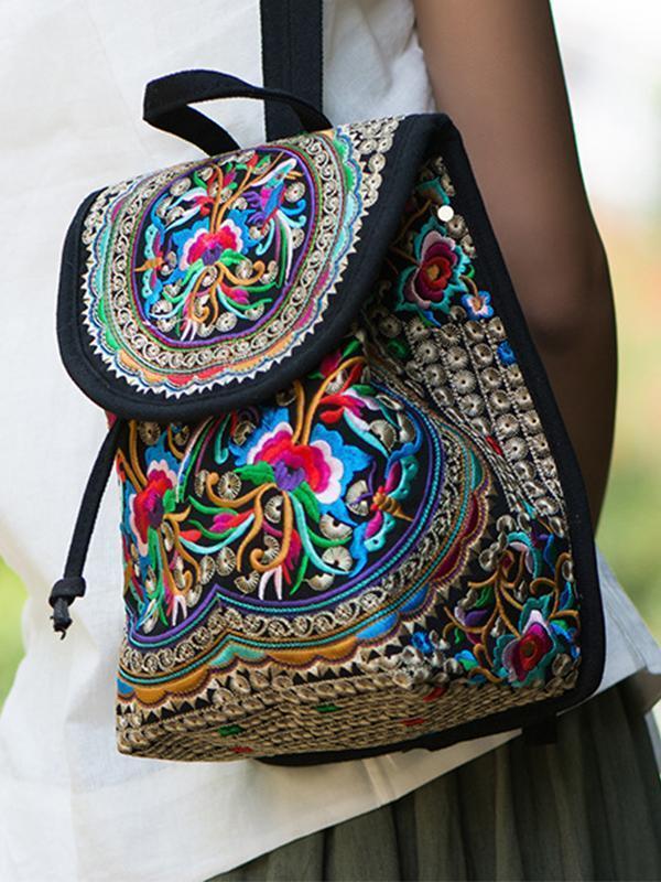 National Exquisite Embroidered Mini Shoulder Bag
