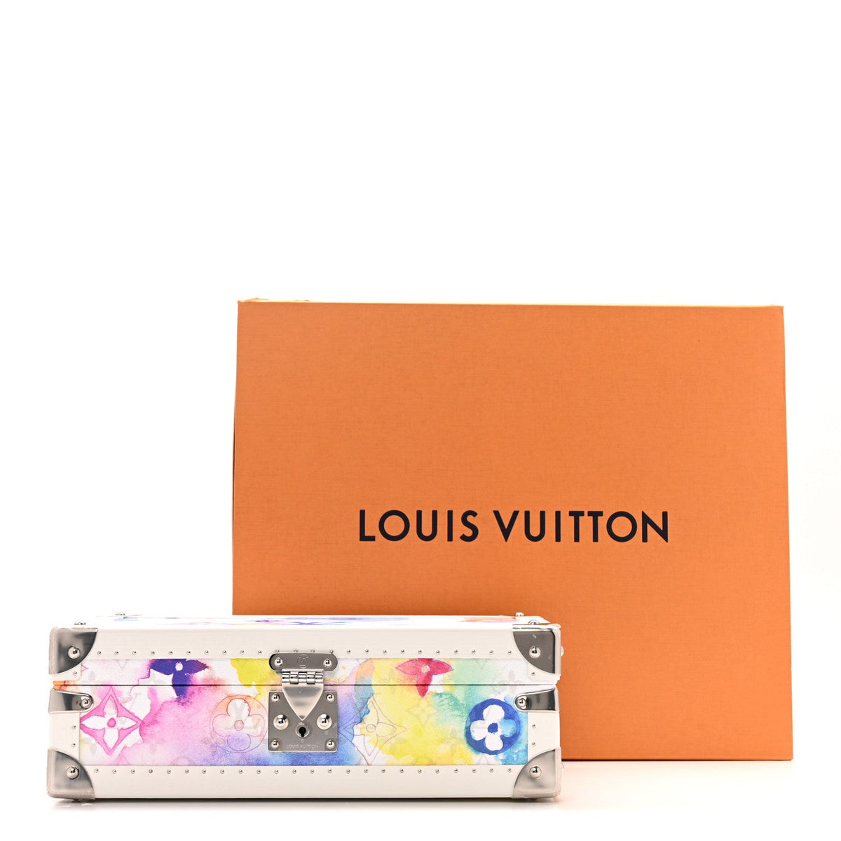 Monogram Watercolor Coffret 8 Watch Case Multicolor