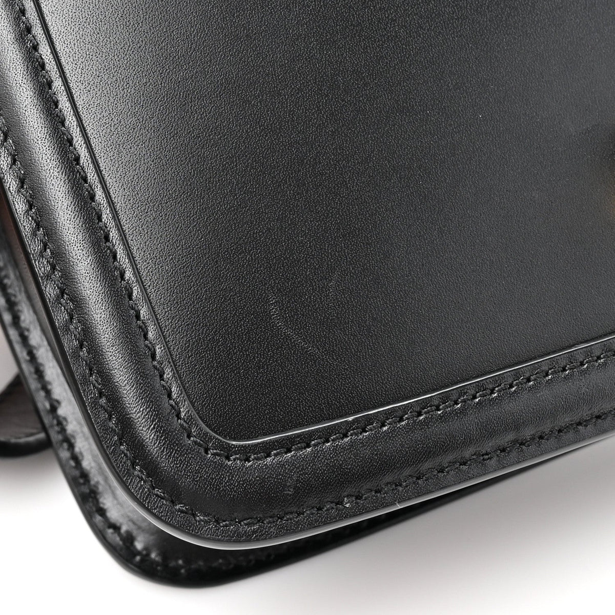 Smooth Calfskin Small Solferino Satchel Black