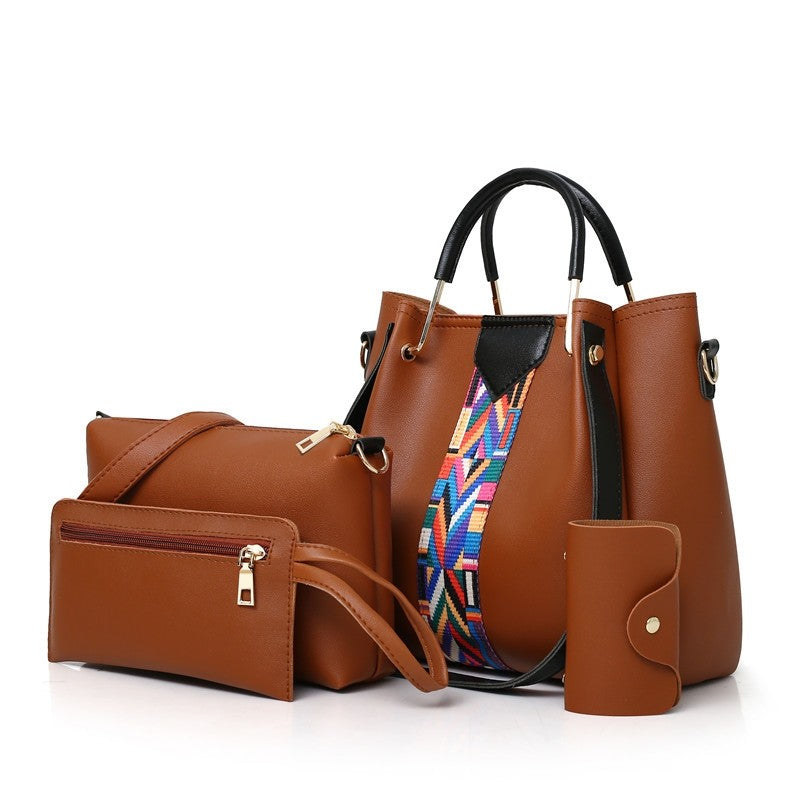 High Capacity 4-Piece Sets Handbag