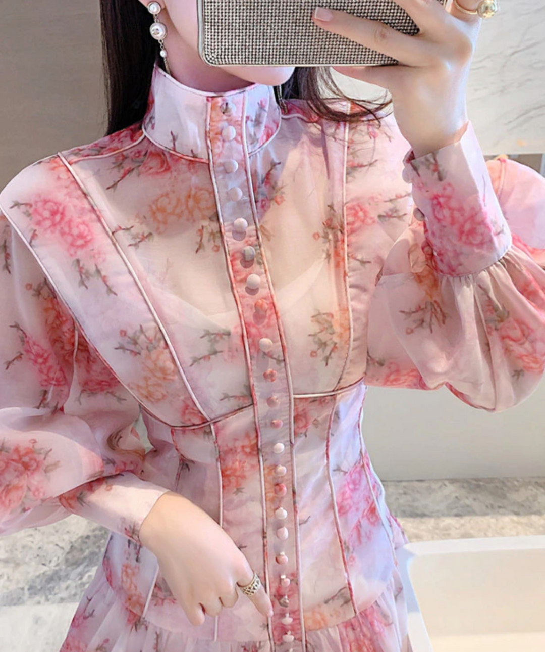 Amelie Floral Rich Dress