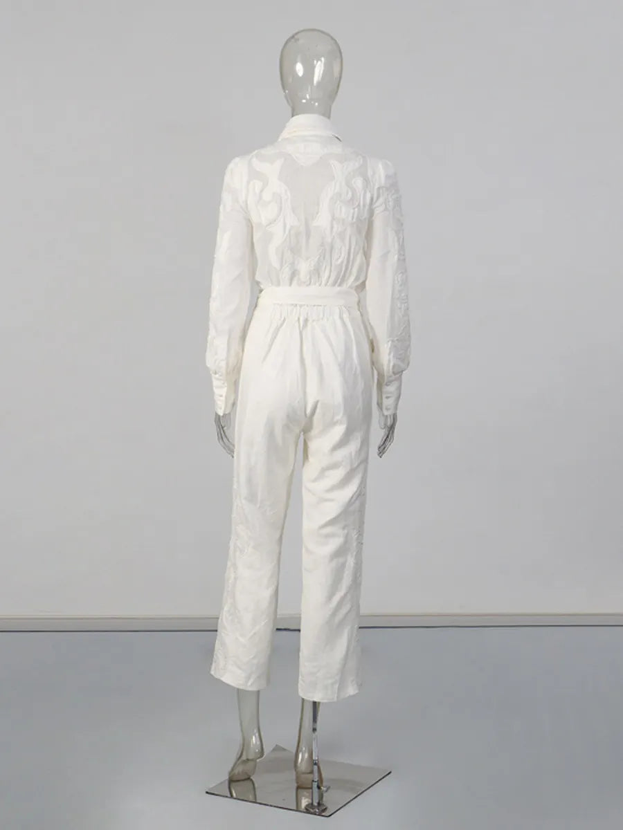 Priscilla Embroidered Jumpsuit