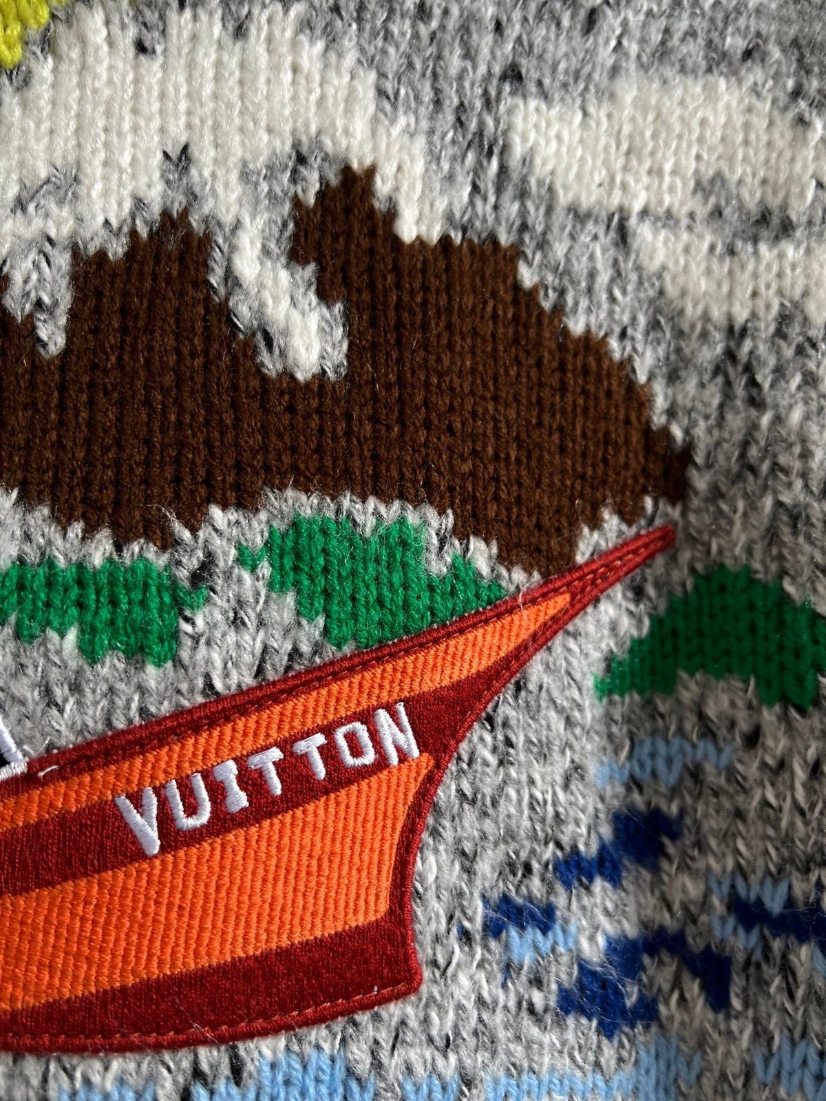 LV Knit Sweater Sailboat 494192