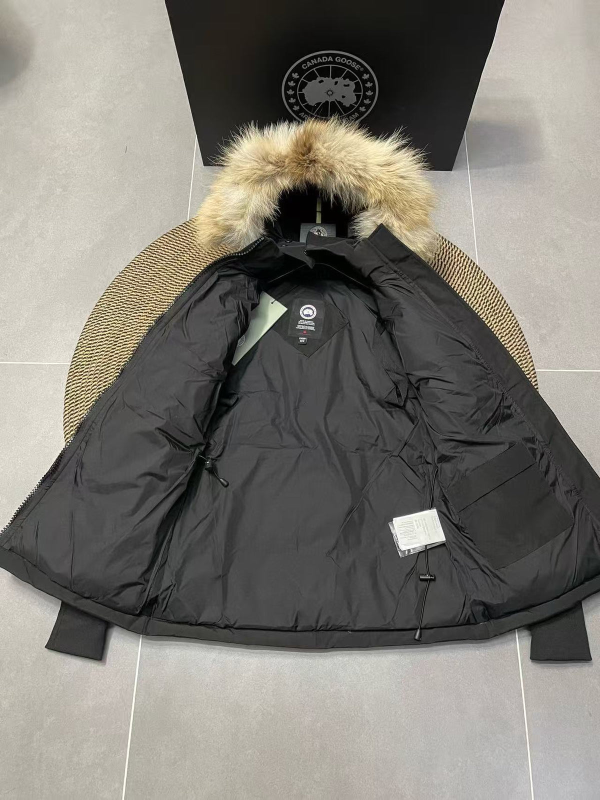 C. Goose Women's Chelsea Parka Black Cotton