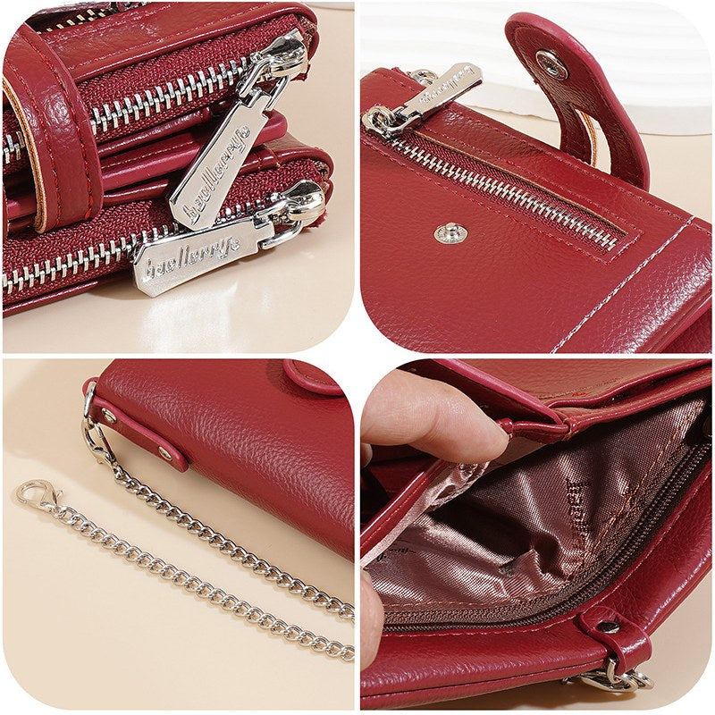 Solid Color Portable Card Cases Wallets