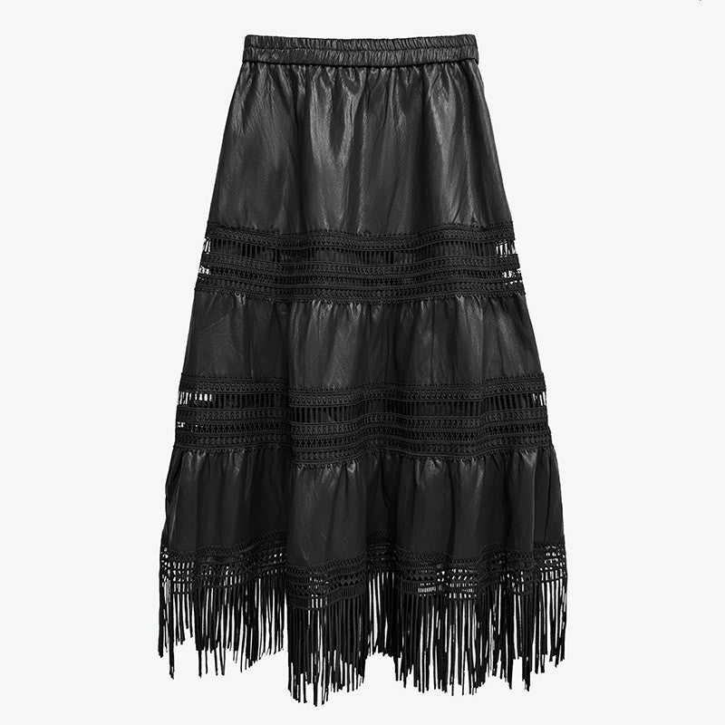 Slimming High Waist A-Line Skirt