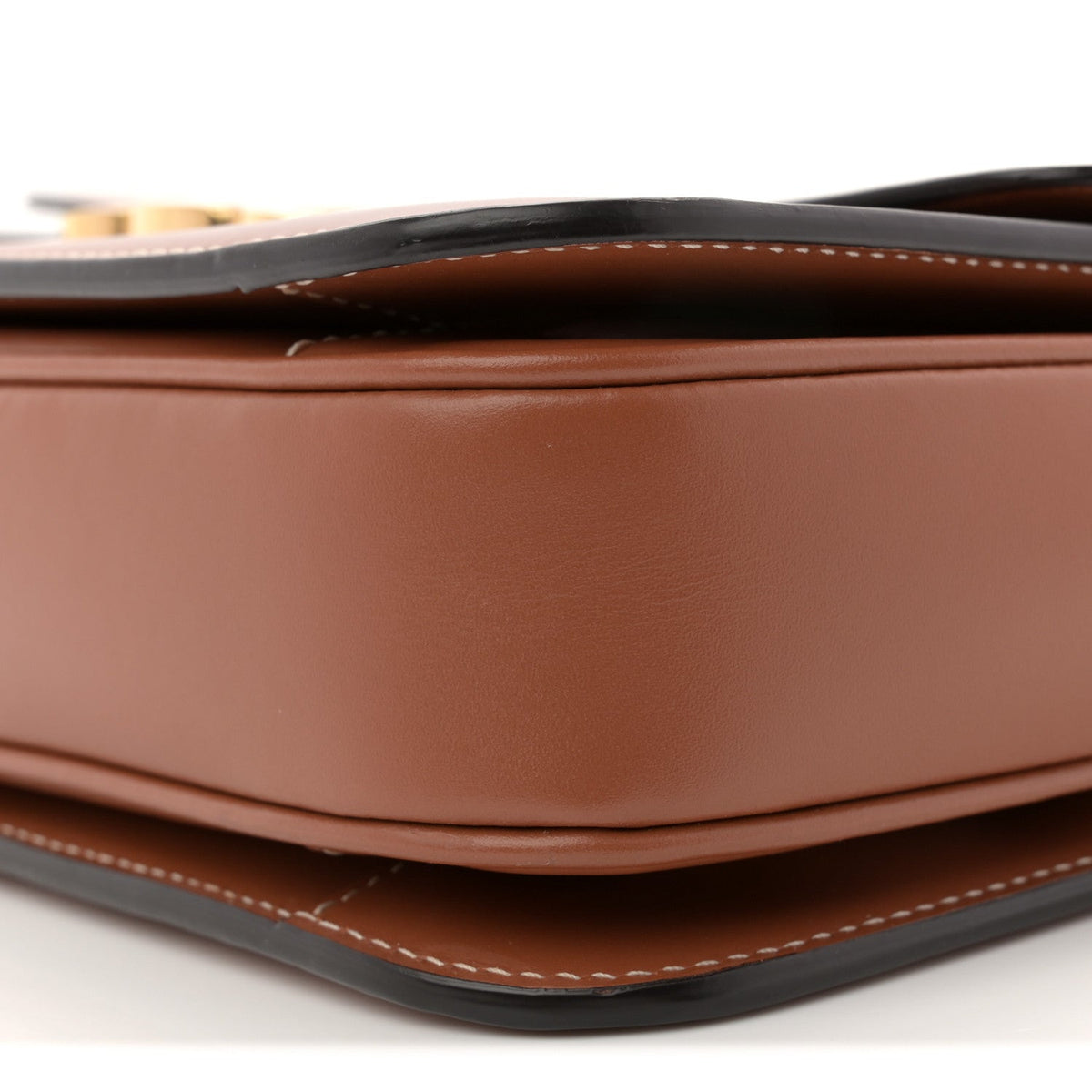 Triomphe Canvas Calfskin Medium Triomphe Bag Tan