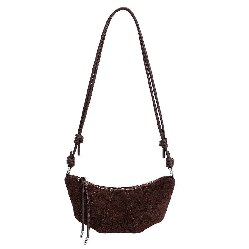 Matte Solid Color Shoulder Tote Bag
