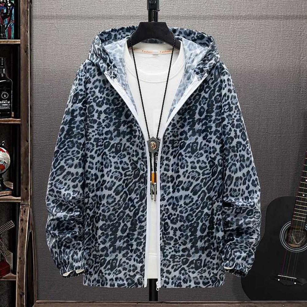 North Royal Leopard Zipper Hoodie