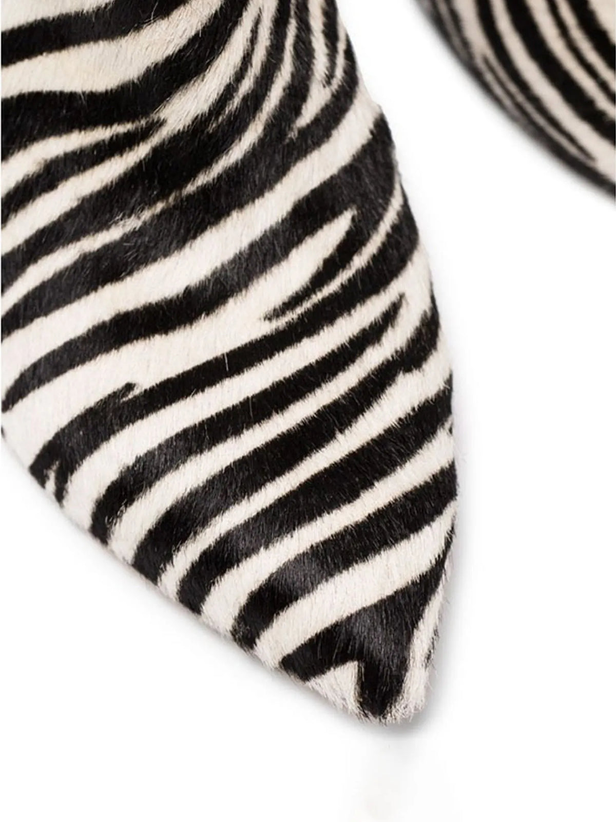 Azariah Zebra-print Suede Block-heel Boots