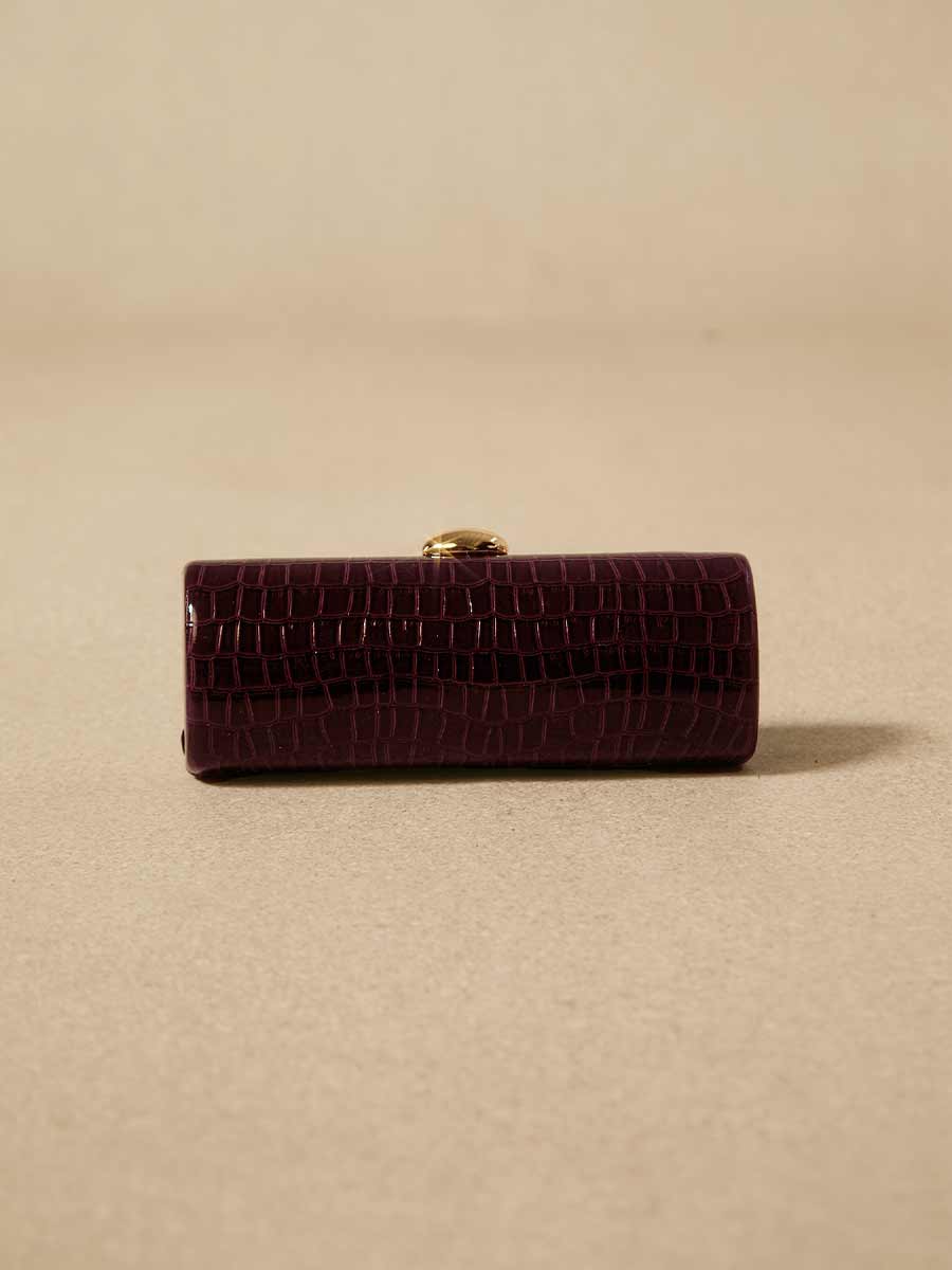 Thalia Crocodile Pattern Clutch Bag