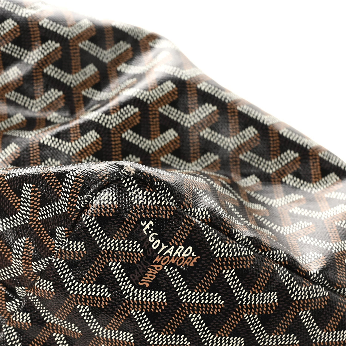 Goyardine Saint Louis PM Black Gold