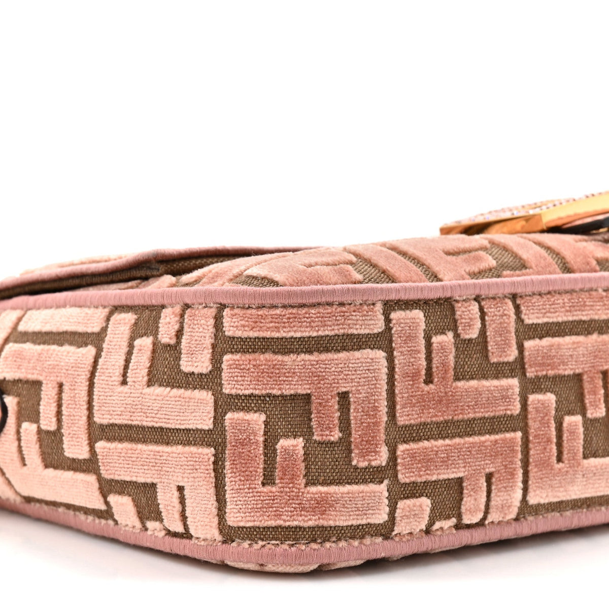 Velvet Jacquard Crystal FF Baguette Macaron
