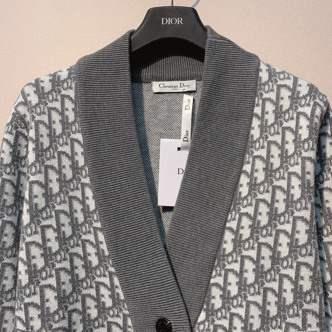 DIOR 25S V-NECK KNIT CARDIGAN 698