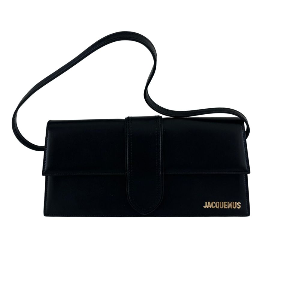 Jacquemus La Bambino Long Shoulder Black Bag