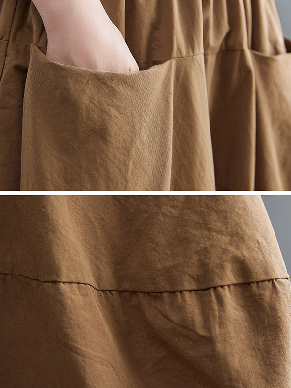 Casual Elasticity High Waisted Wide Leg Pants