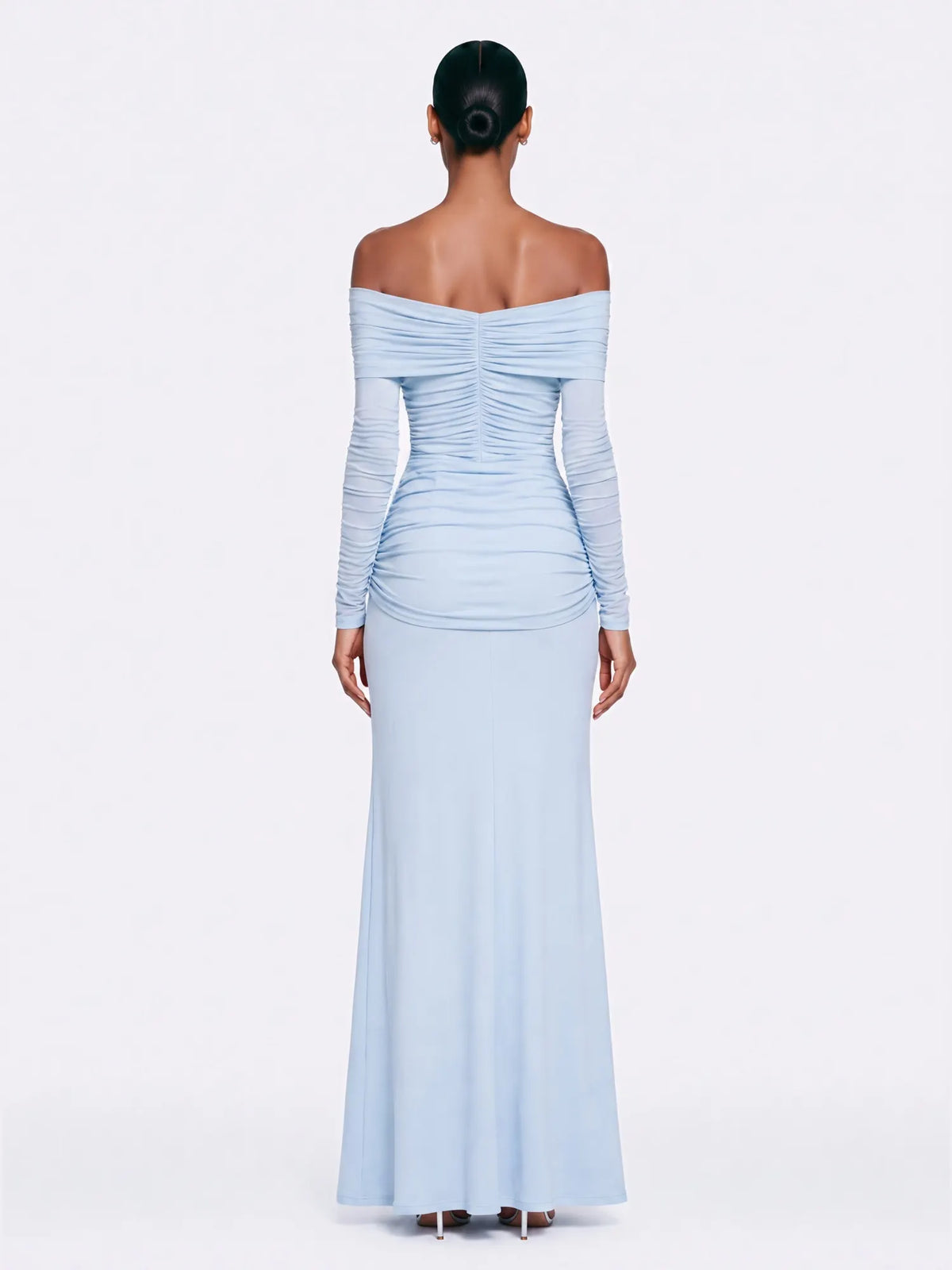 Elizabeth Draped Knot Maxi Dress