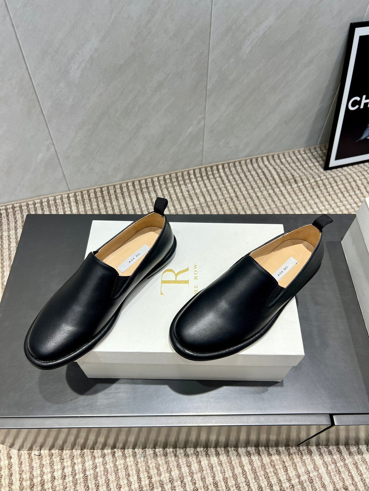 The Row 2025 Loafer Black Cowhide 540485