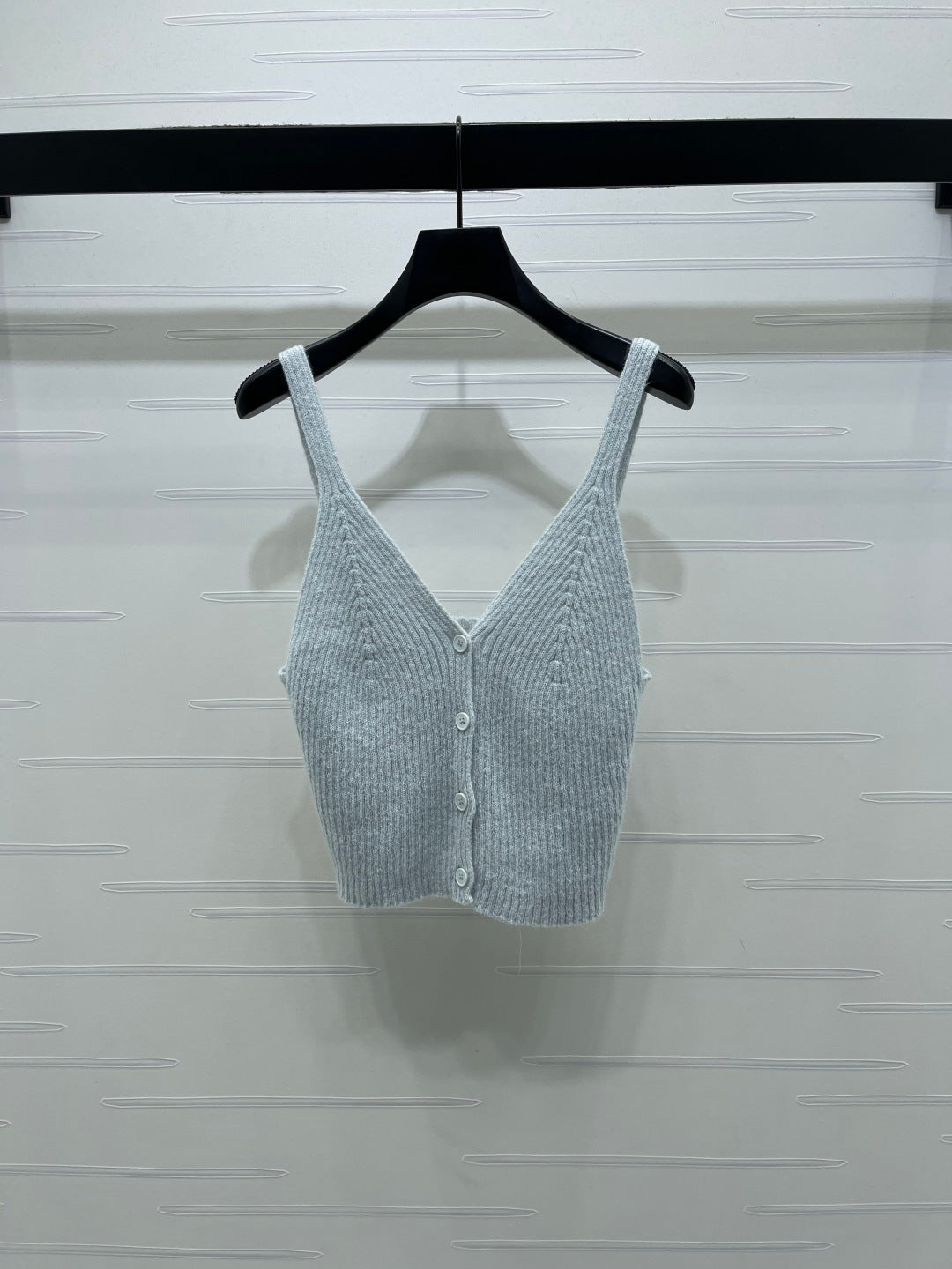 CC 26s Camisole and Long-Sleeved Knit Two-Piece Set Light Blue 344133