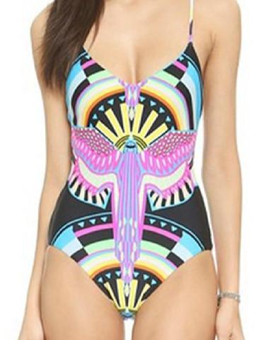 Indian Totem Bikini Sexy One-Piece Swimsuit