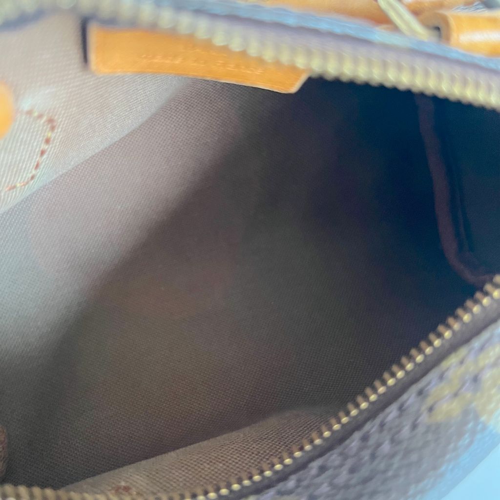 Louis Vuitton Brown Monogram Canvas Mini Speedy Shoulder Bag