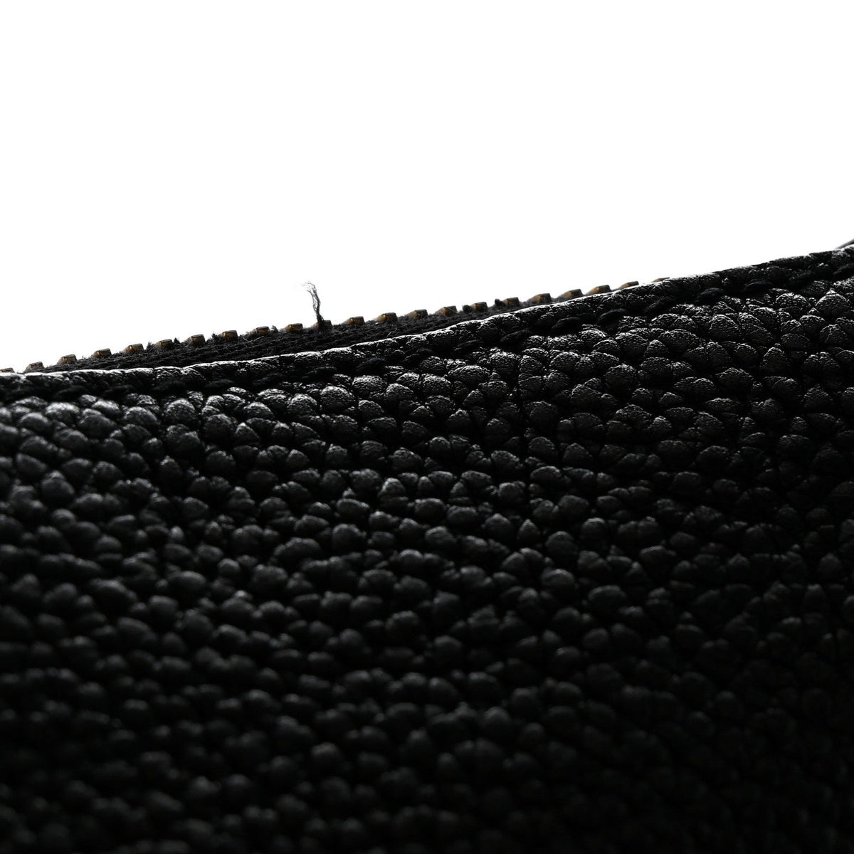 Pebbled Calfskin Large Soho Hobo Black