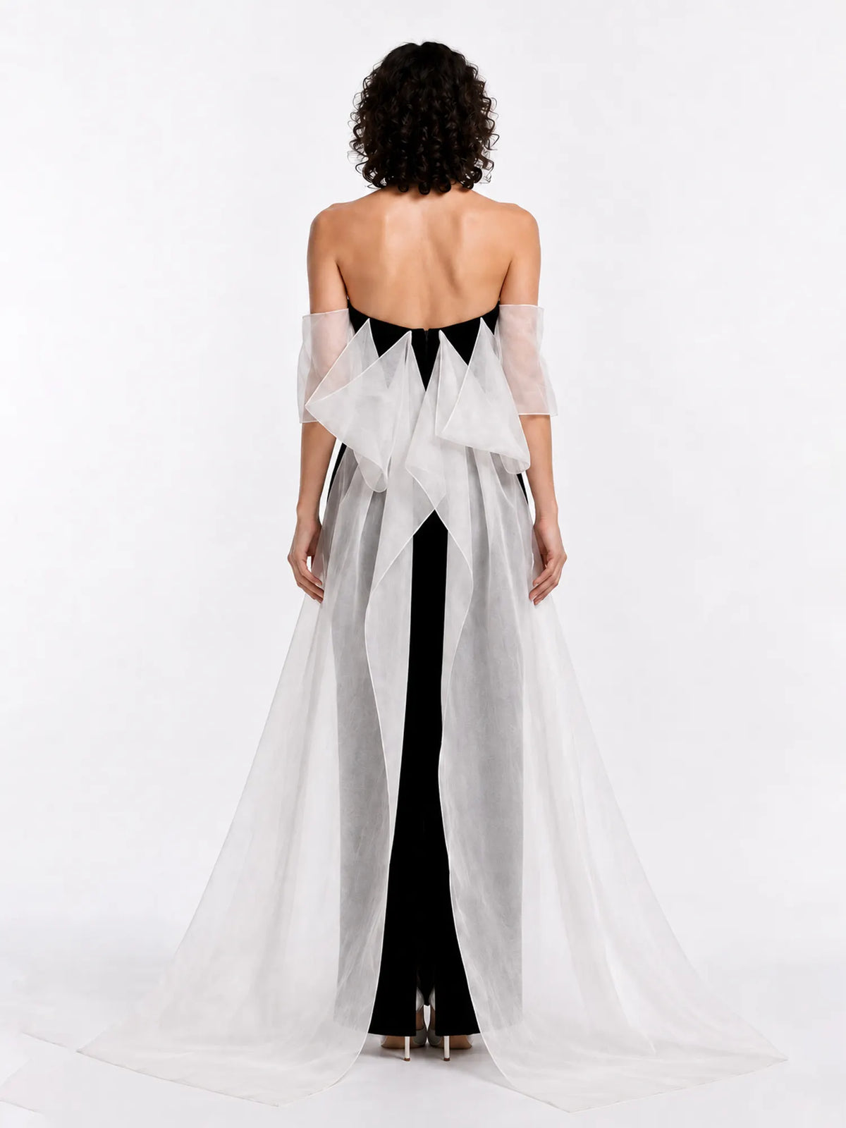 Rafaela Elegant Bow Strapless Maxi Dress