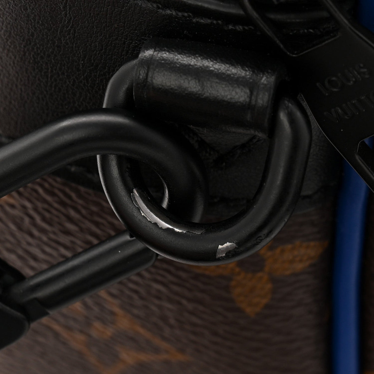 Monogram Macassar S Lock Messenger Blue