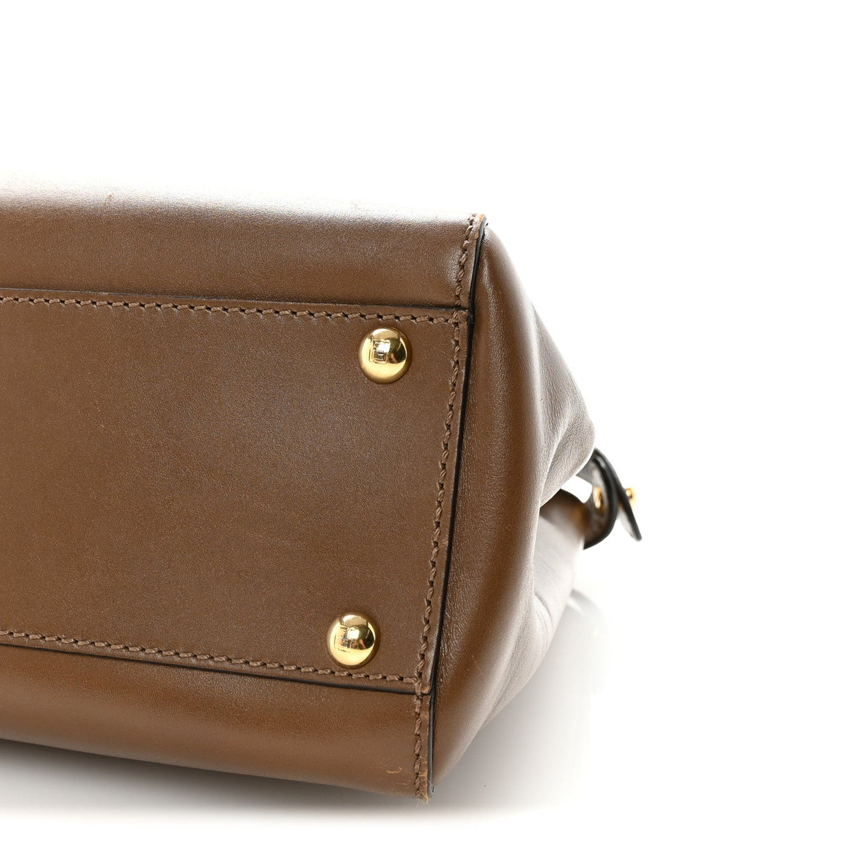 Vitello Morgan Fabric Jacquard Pequin Medium Peekaboo Iconic Satchel Foresta Tobacco Black