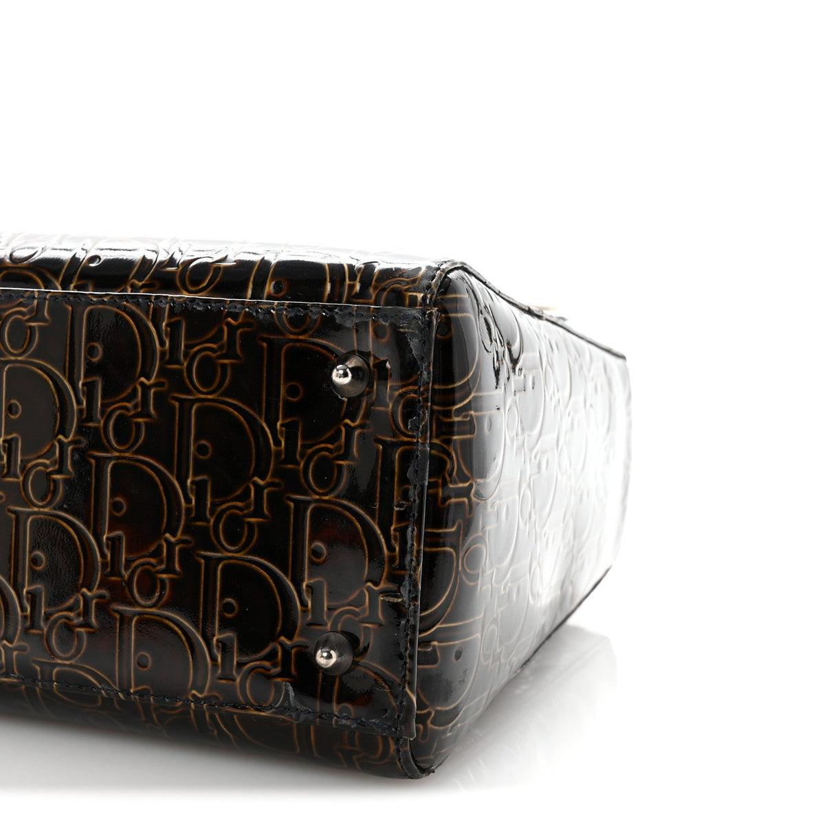 Patent Ultimate Medium Lady Dior Brown
