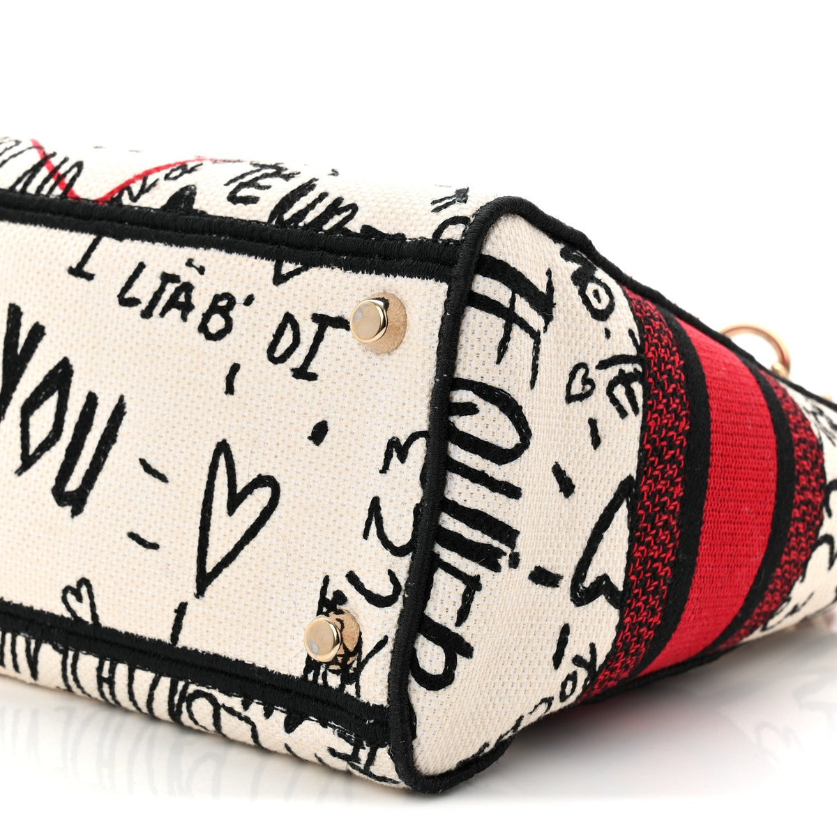 Canvas Medium DiorAmour Graffiti Lady D-Lite Latte