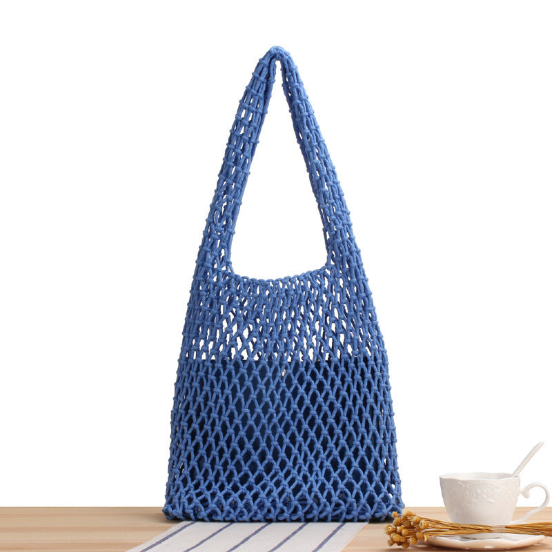 Crochet Market Bag Carry Shoulder Bag