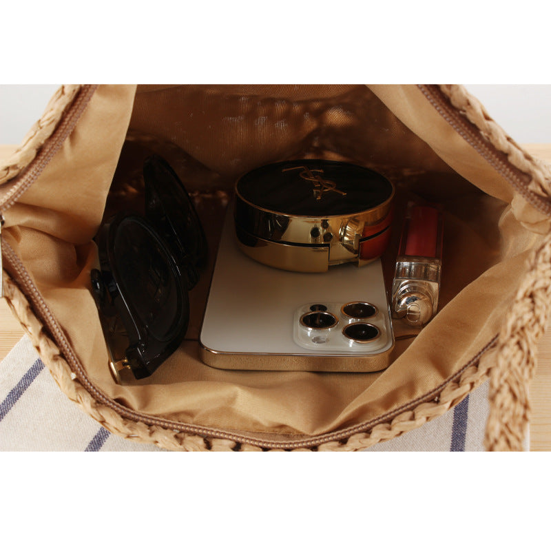 Crochet Market Bag Fringe Crossbody Bag