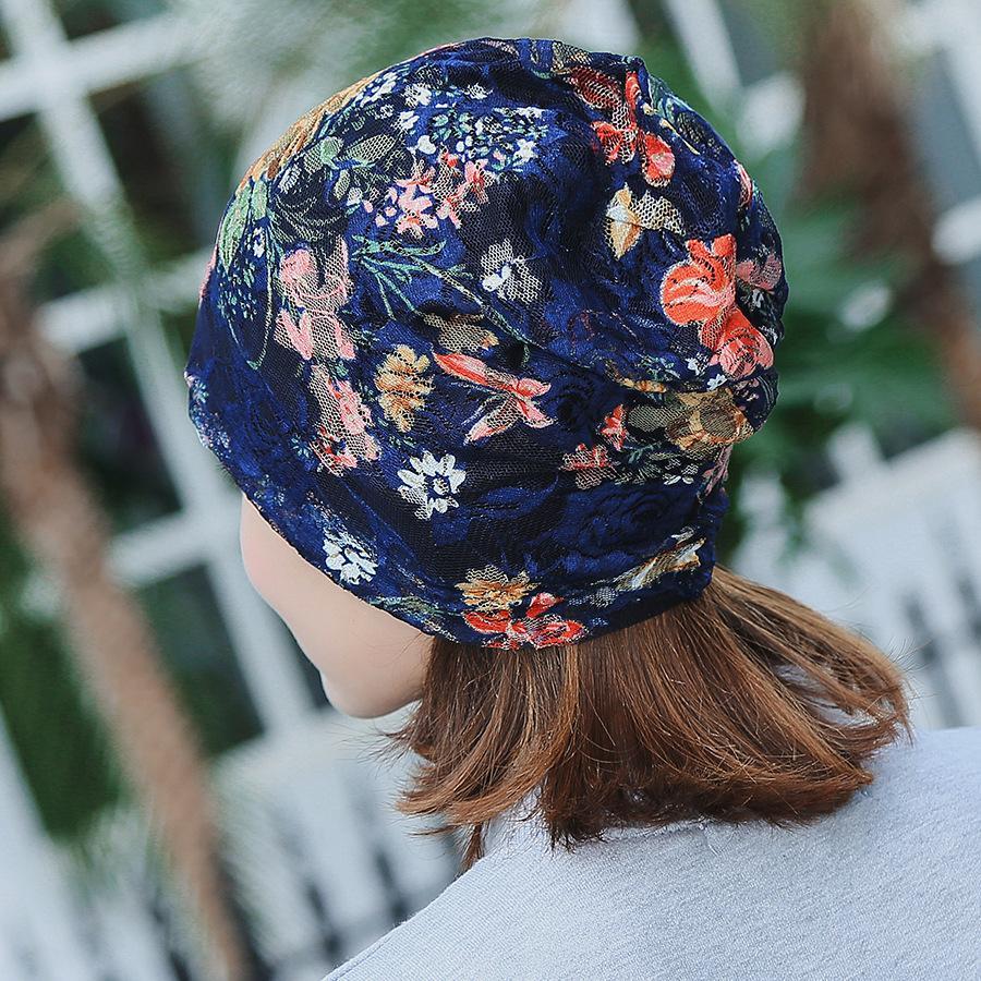 Boho Lace Floral Double-Layer Casual Outdoor Hat