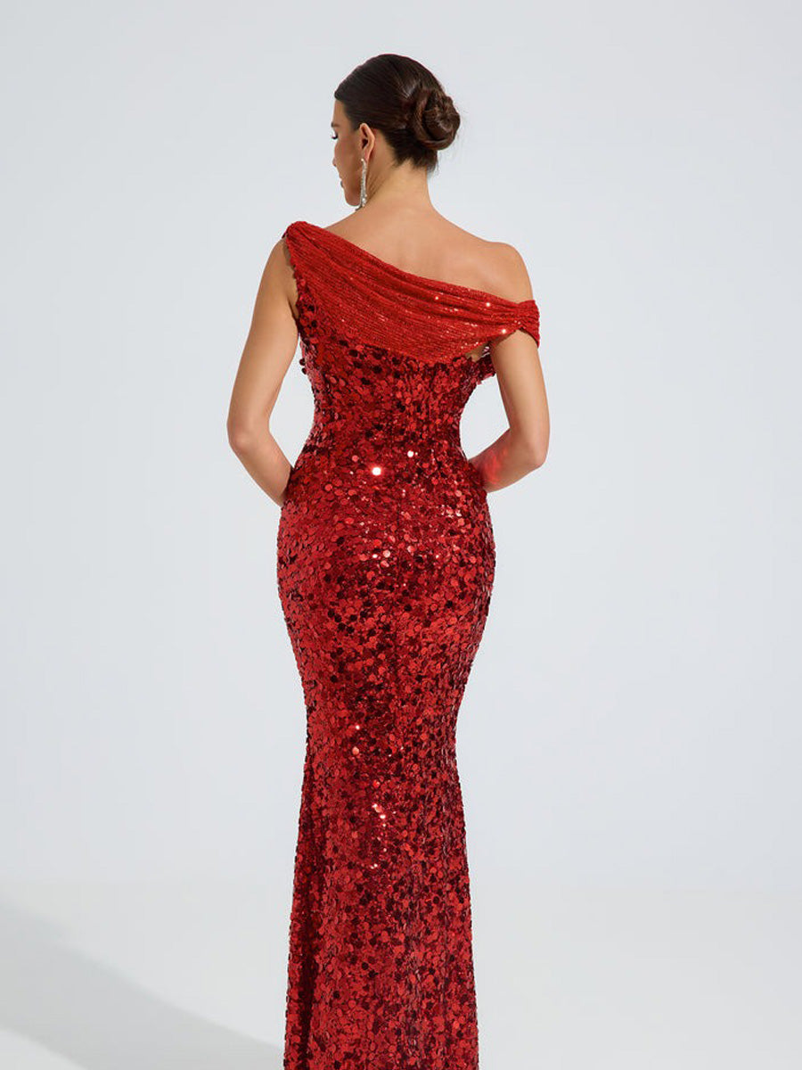 Felicia Sequin Glam Maxi Dress