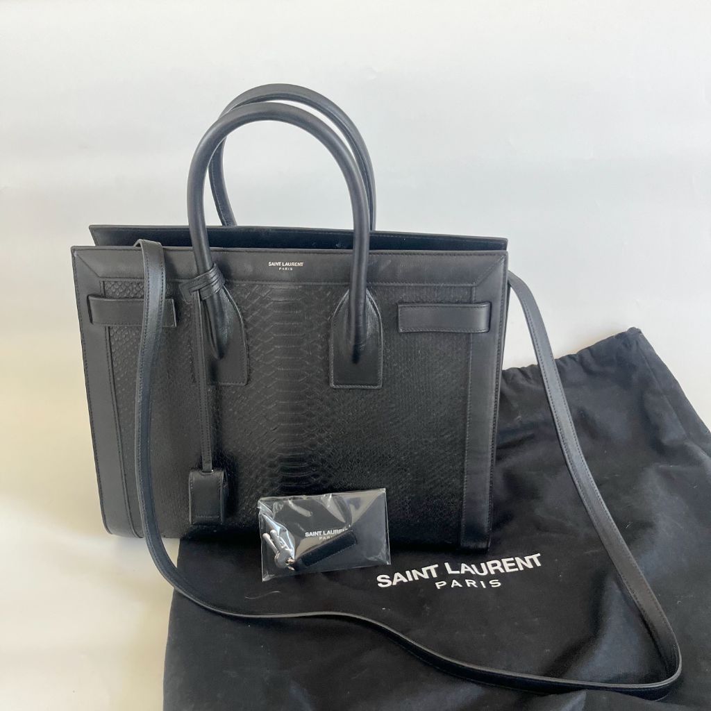 Saint Laurent Sac De Jour Python Small Bag