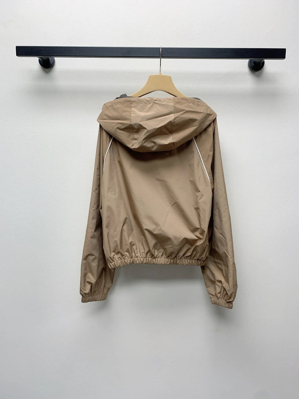 MIUMIU ZIP-UP HOODED JACKET 25S 268032