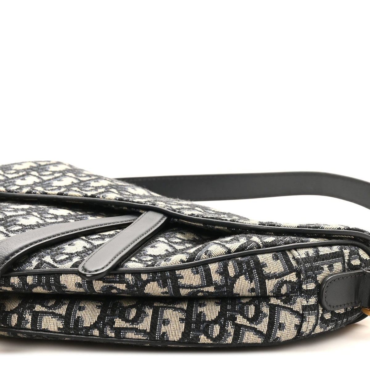 Oblique Saddle Bag Blue