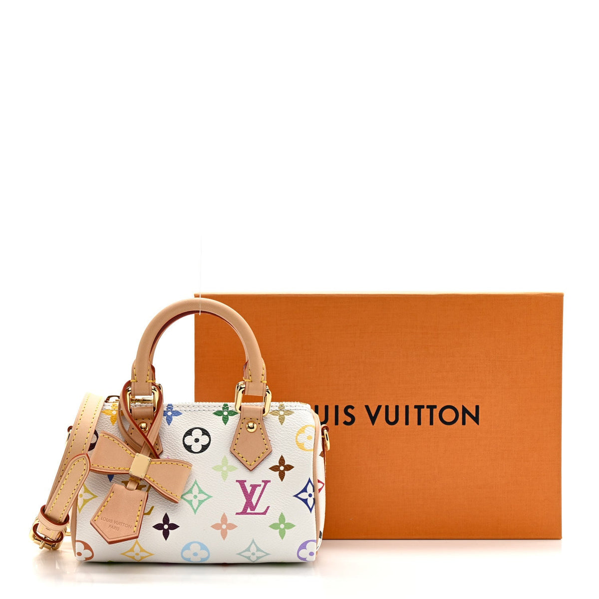 LV X TM Monogram Multicolor Nano Speedy White