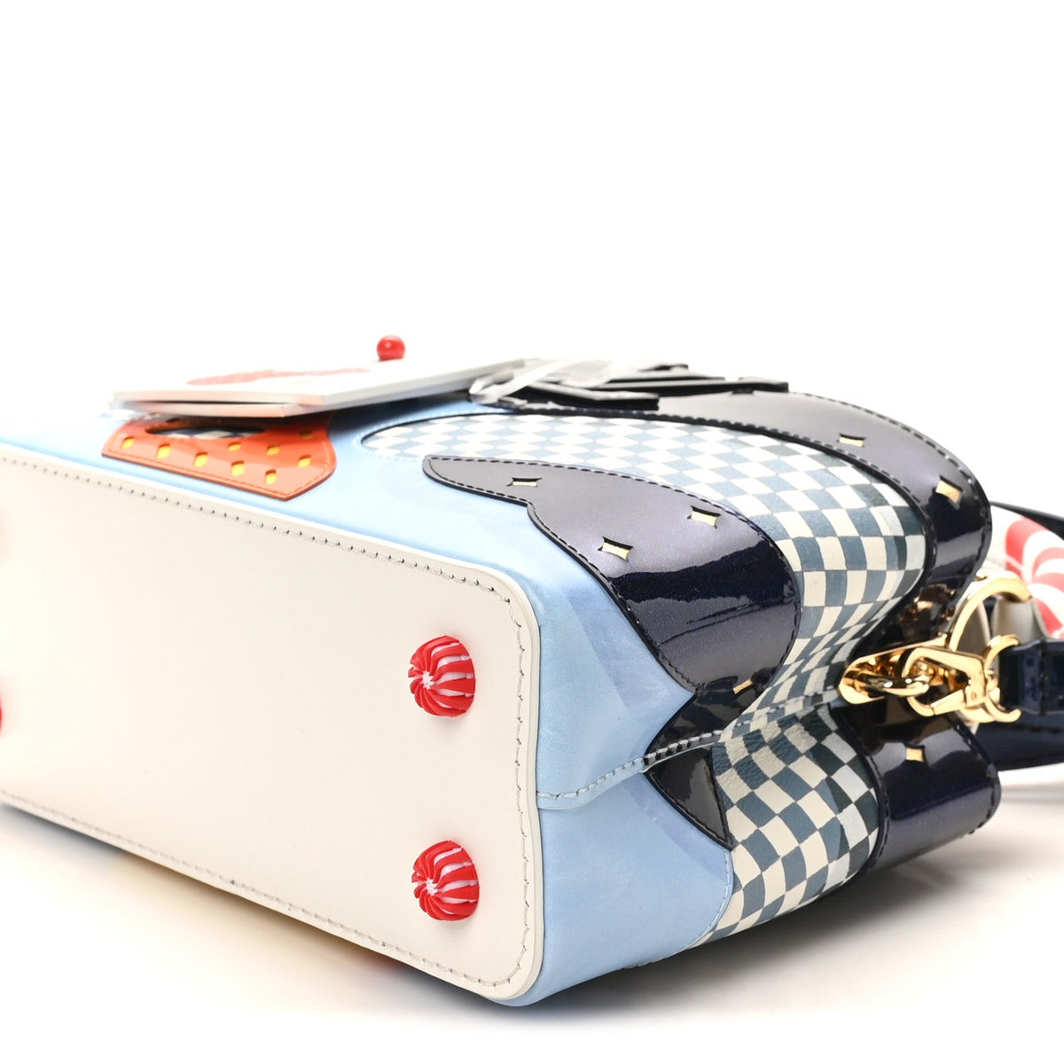 LV X ZIPING WANG Calfskin Patchwork Mini Artycapucines Multicolor