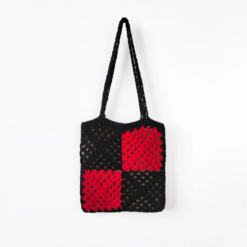 Crochet Granny Square Bag Square Hand Hook Bag
