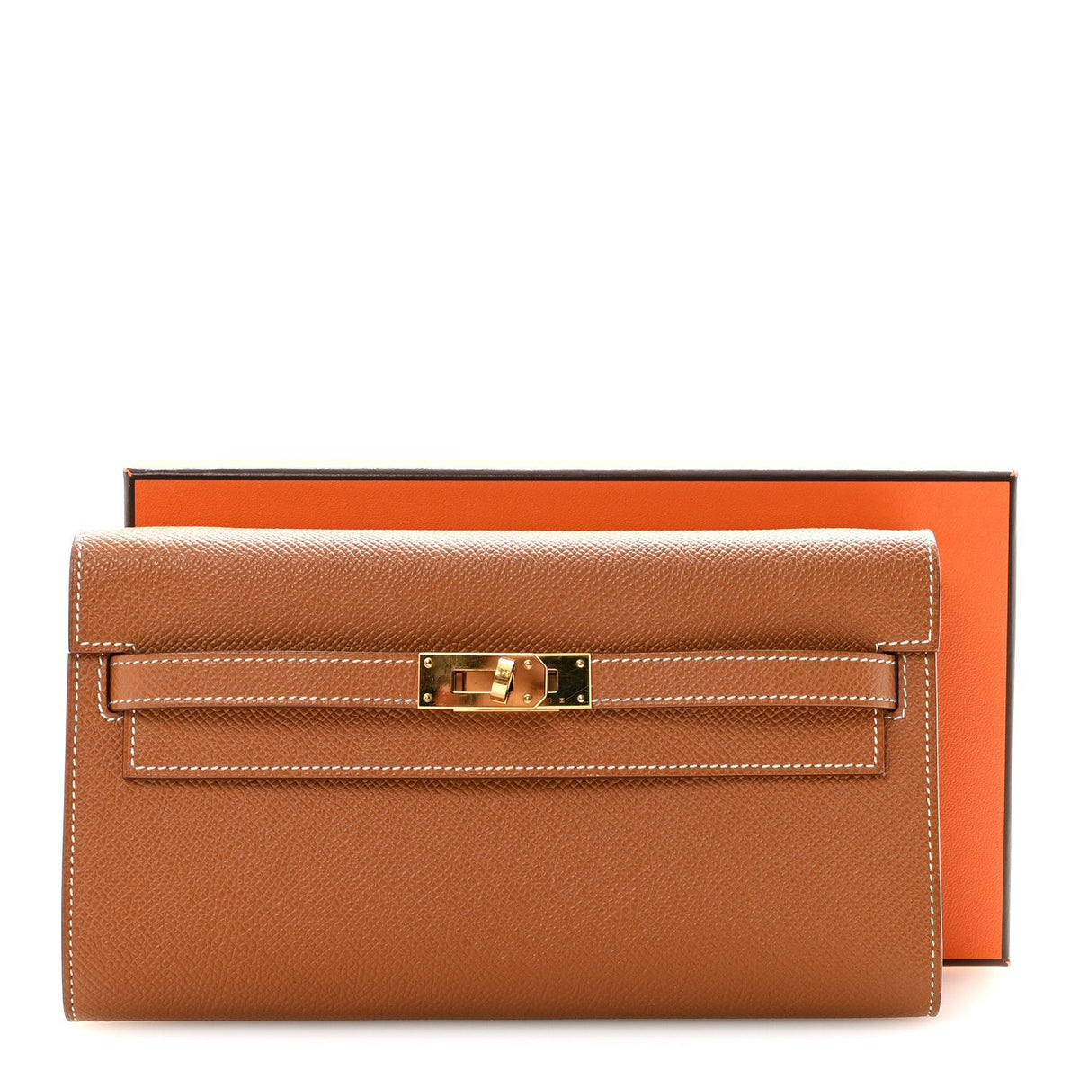 Epsom Kelly Wallet To Go Gold