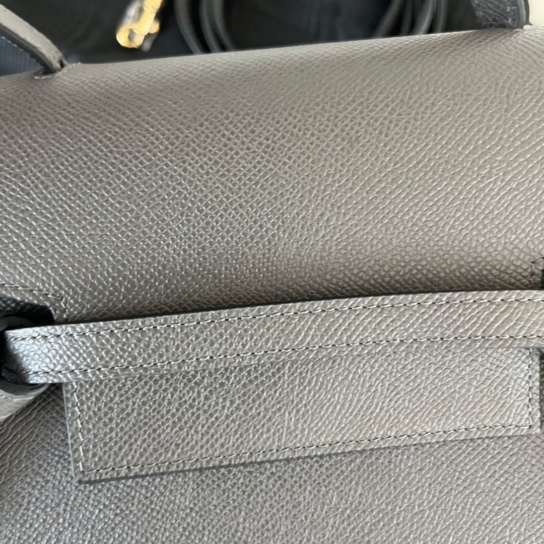 Celine Nano Dark Grey Belt Bag