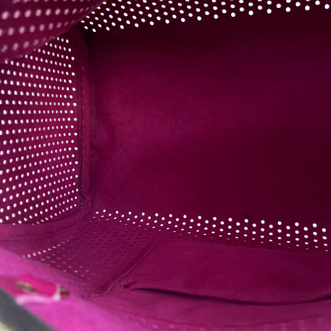 Louis Vuitton Fuscia Monogram Perforated Canvas Limited Edition Speedy 30 Bag