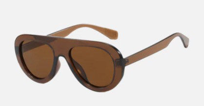 Elegant Oval Sunglasses Non-Polarized UV400 Protection